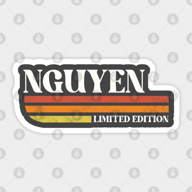 NGUYEN Customized Last Name Gifts Family Nguyen Surname Funny Reunion